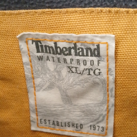 Timberland Waterproof Army Green Cotton Jacket, 2007 Style. Sz XL - Picture 4 of 16